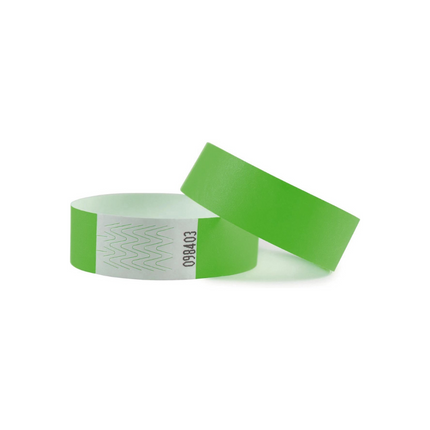 Blank Tyvek wristbands - 100 pcs