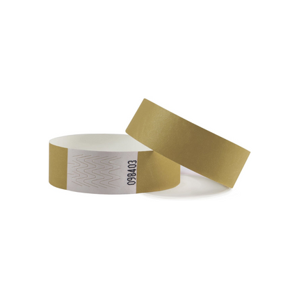 Blank Tyvek wristbands - 100 pcs