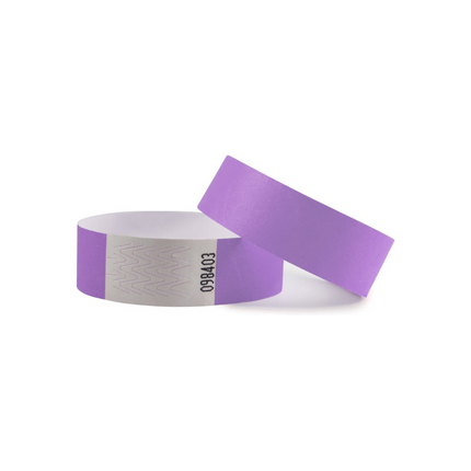 Blank Tyvek wristbands - 100 pcs