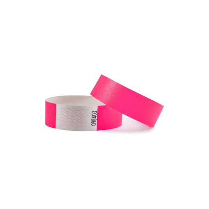 Blank Tyvek wristbands - 100 pcs