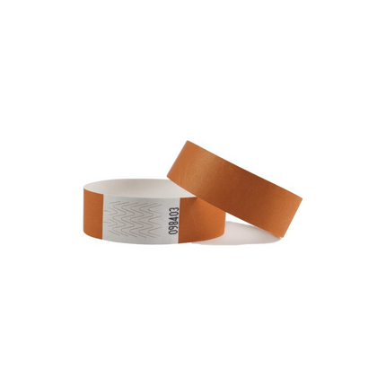 Blank Tyvek wristbands - 100 pcs