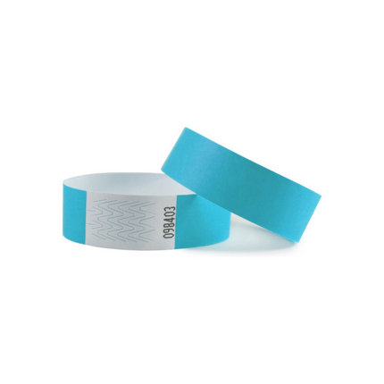 Blank Tyvek wristbands - 100 pcs