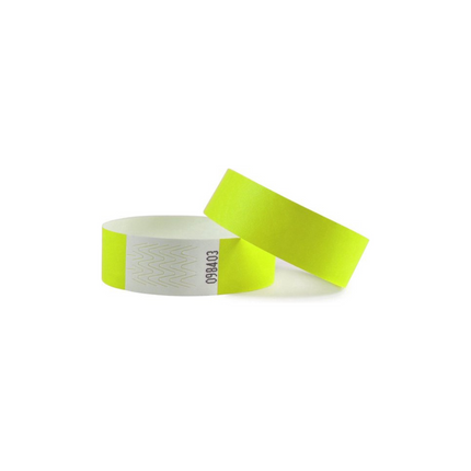 Blank Tyvek wristbands - 100 pcs