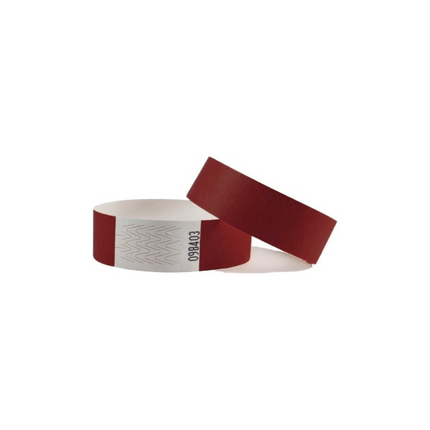 Blank Tyvek wristbands - 100 pcs