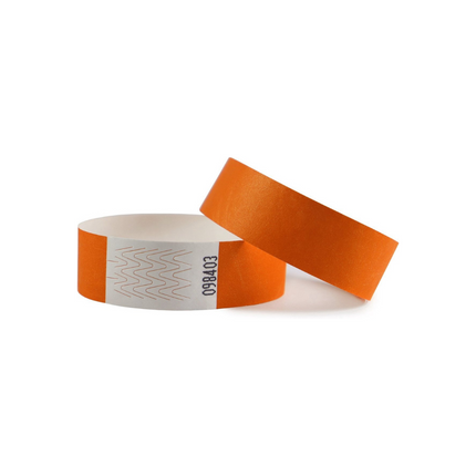 Blank Tyvek wristbands - 100 pcs
