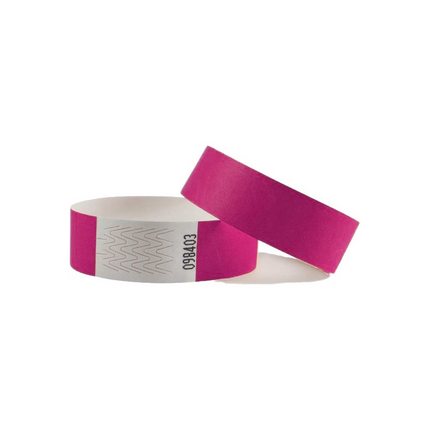 Blank Tyvek wristbands - 100 pcs