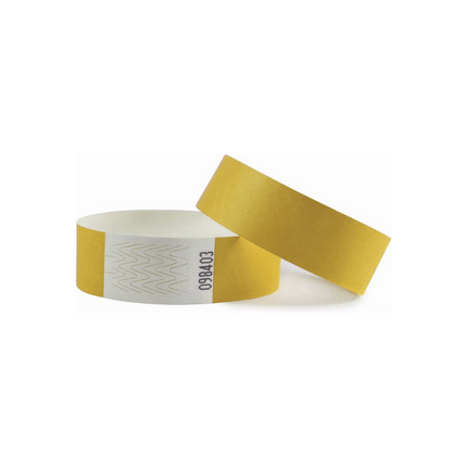 Blank Tyvek wristbands - 100 pcs
