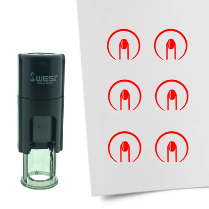 Tampon encreur ongles - Ø10 mm