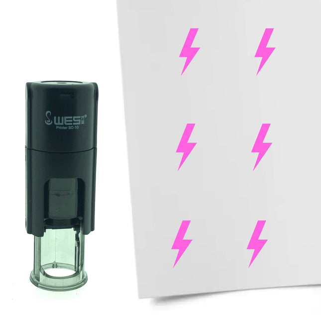 Lightning stamp Ø10mm imprint - 1 pc