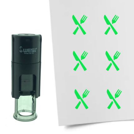 Stamp cutlery - 10 mm print