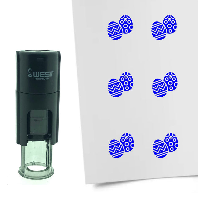 Easter eggs stamp Ø10mm imprint - 1 pc