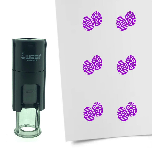 Easter eggs stamp Ø10mm imprint - 1 pc