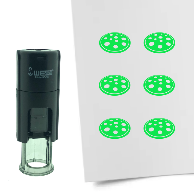 Pizza stamp Ø10mm imprint - 1 pc