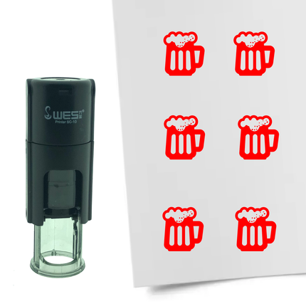 Stamp beer - 10 mm print