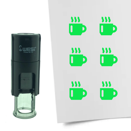Stamp coffee mug - 10 mm print