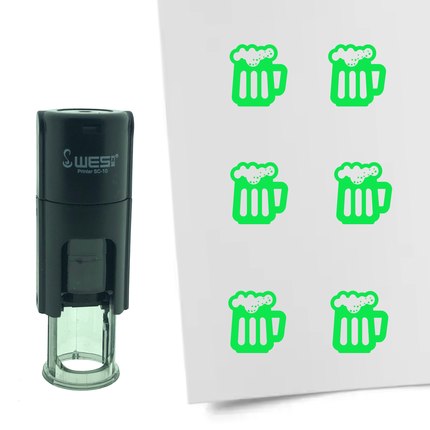 Stamp beer - 10 mm print