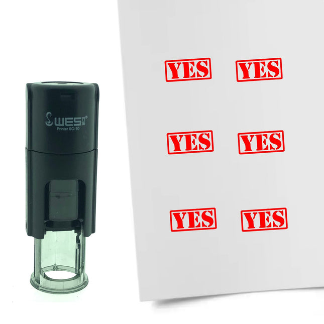 Yes stamp Ø10mm imprint - 1 pc