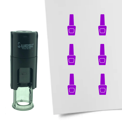 Stamp nail polish - 10 mm print