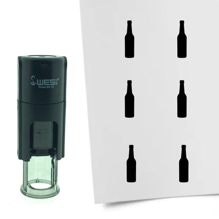 Stamp beer bottle - 10 mm print