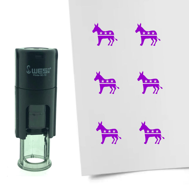 Stamp Democrats - 10 mm print