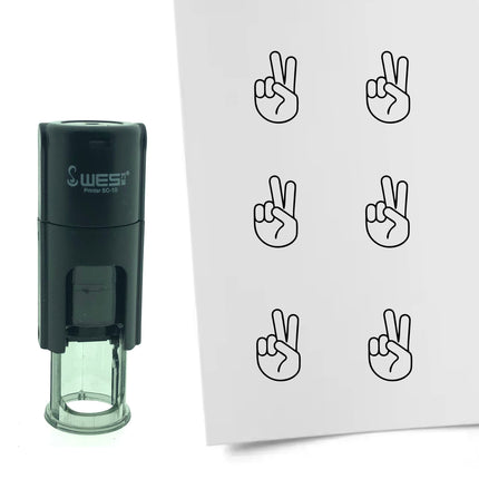 Stamp peace - 10 mm print