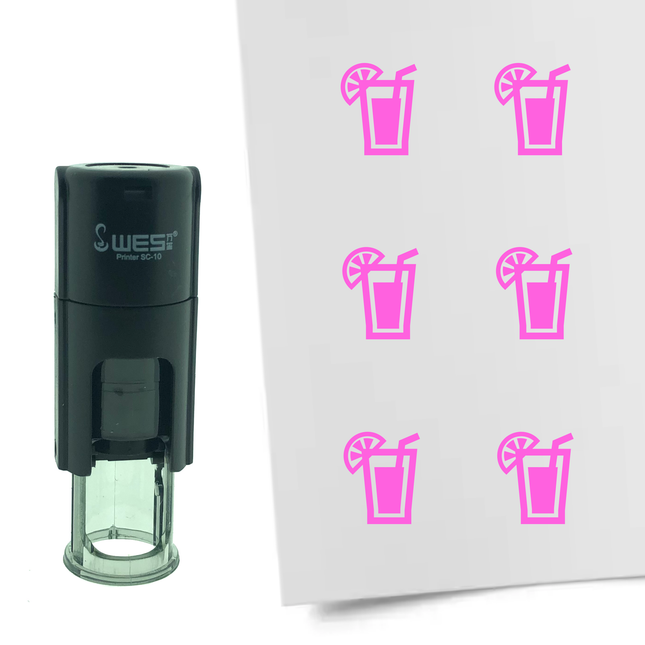 Cocktail stamp Ø10mm imprint - 1 pc