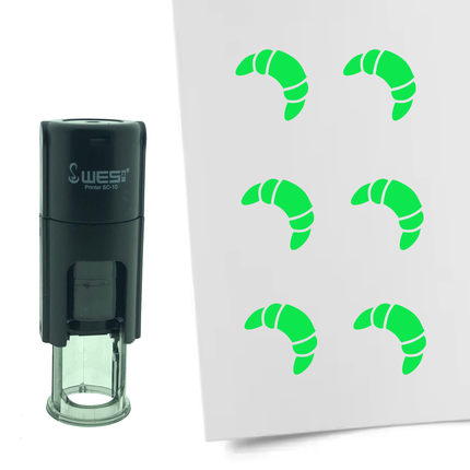 Stamp croissant - 10 mm print