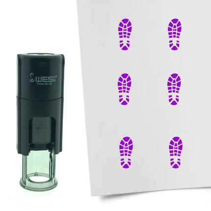 Stamp shoe print - 10 mm print