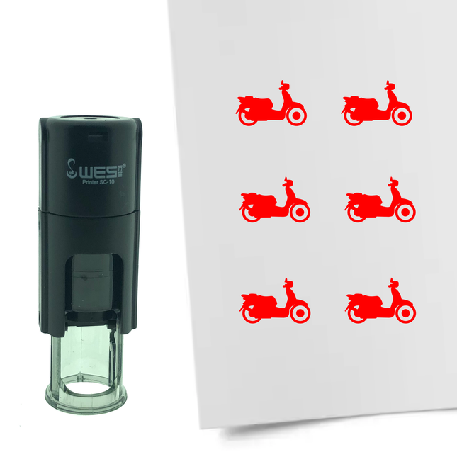 Scooter stamp Ø10mm imprint - 1 pc