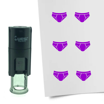 Underwear stamp Ø10mm imprint - 1 pc