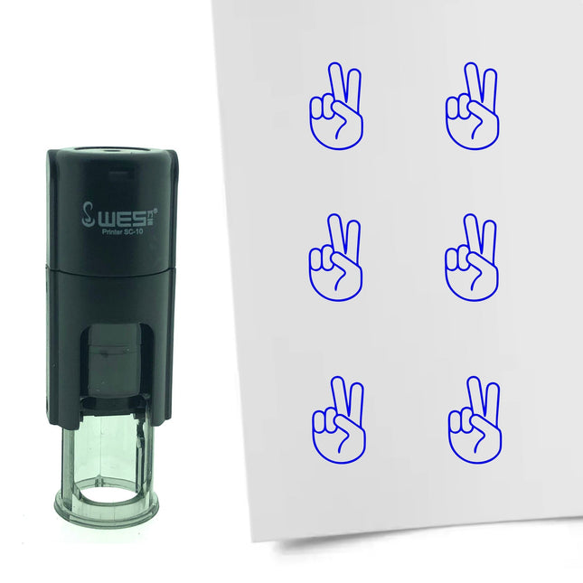 Peace stamp Ø10mm imprint - 1 pc