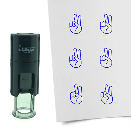Peace stamp Ø10mm imprint - 1 pc