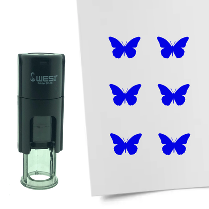 Stamp butterfly - 10 mm print
