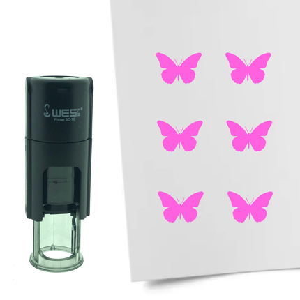 Stamp butterfly - 10 mm print