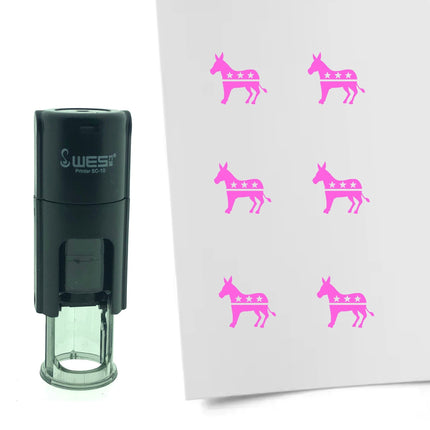 Stamp Democrats - 10 mm print