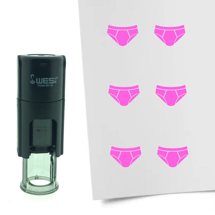 Underwear stamp Ø10mm imprint - 1 pc