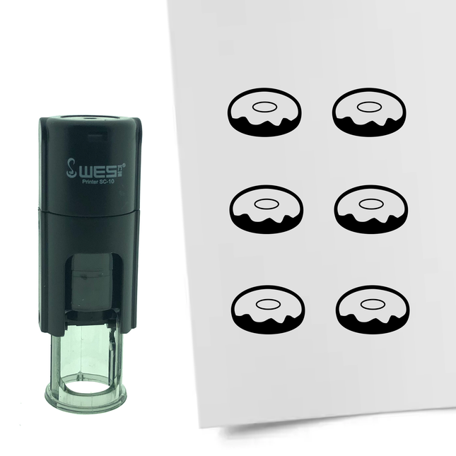 Stamp donut - 10 mm print