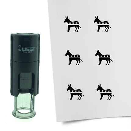 Stamp Democrats - 10 mm print