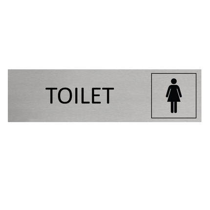 Women’s restroom door sign 165x45mm - 1 pc