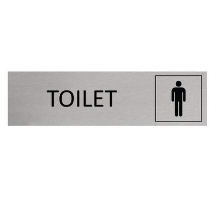 Men’s restroom door sign 165x45mm - 1 pc