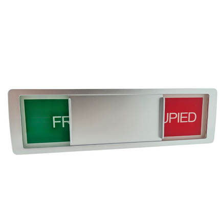 Free - Occupied sliding sign 178x50mm - 1 pc