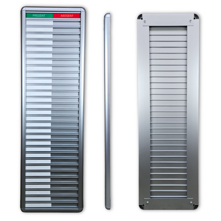 Present-absent board for 30 people - 1 pc
