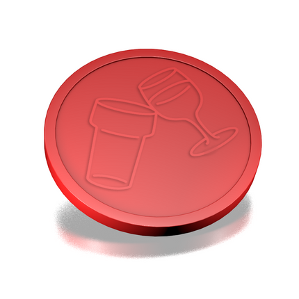 Beer and wine tokens Ø29mm – 100 pcs