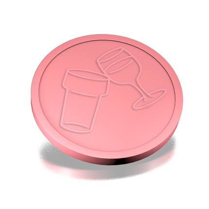 Beer and wine tokens Ø29mm – 100 pcs