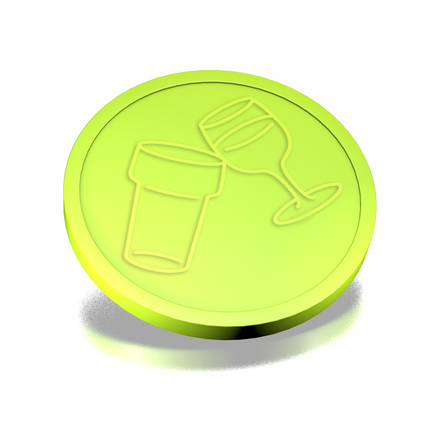 Beer and wine tokens Ø29mm – 100 pcs