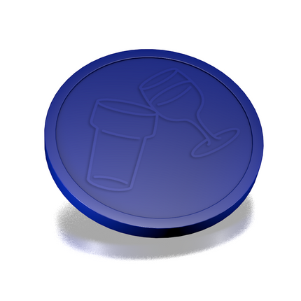 Beer and wine tokens Ø29mm – 100 pcs