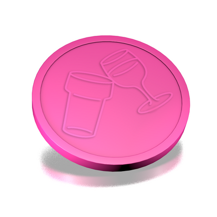 Beer and wine tokens Ø29mm – 100 pcs