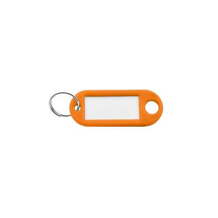 Plastic key tag with label window 55 x 22 mm – 100 pcs