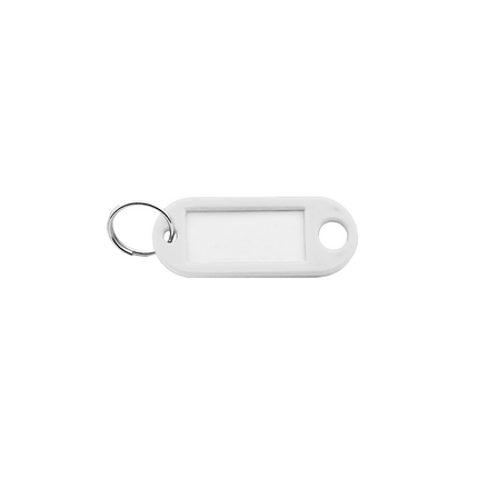 Plastic key tag with label window 55 x 22 mm – 100 pcs