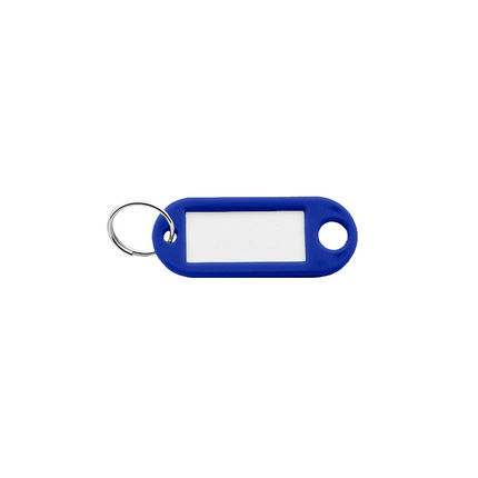 Plastic key tag with label window 55 x 22 mm – 100 pcs